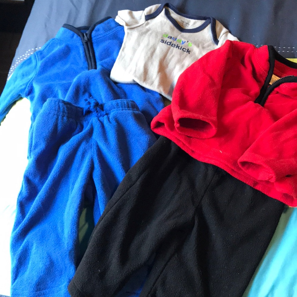 Koala Kids fleece outfits. Like new. 3 months.